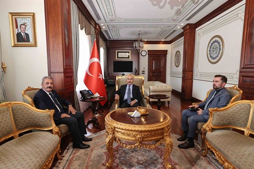 TÜRKSOY Genel Sekreter Yardımcısı Sayit Yusuf'tan Vali Demirtaş'a Ziyaret