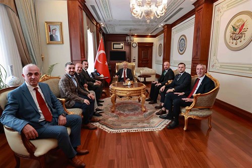 Tüm Rumeli Dernekleri Federasyon Başkanı Gülşen'den, Vali Demirtaş'a Ziyaret 