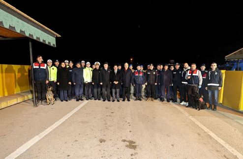 Vali Ayyıldız'dan Güvenlik Güçlerine Ziyaret